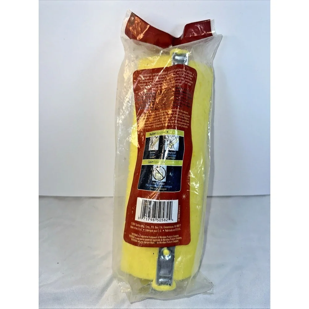 Quickie Clean Results Refill Microban Roller Sponge Mop New #058BCRMB